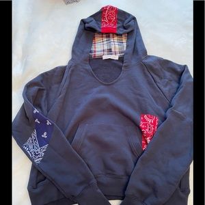 Daydreamer LA Navy Patchwork Hoodie